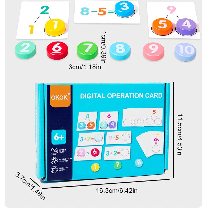 Jouet Éducatif Math Bois