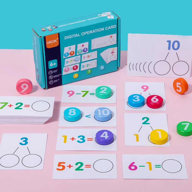 Jouet Éducatif Math Bois