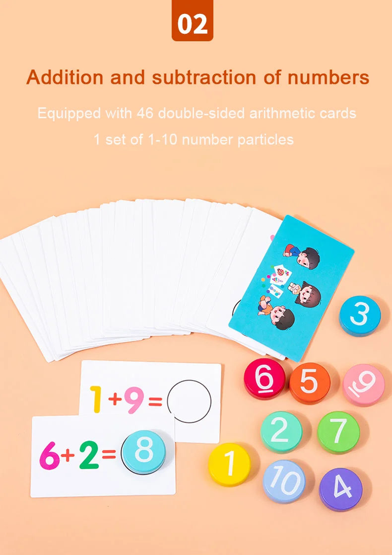Jouet Éducatif Math Bois