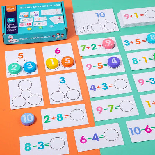 Jouet Éducatif Math Bois