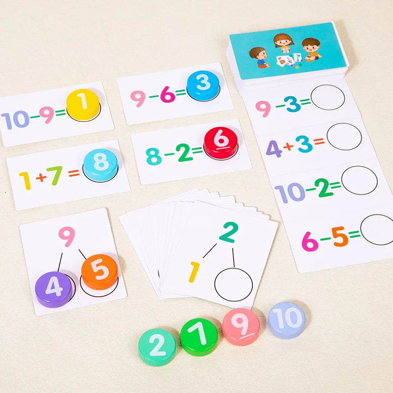 Jouet Éducatif Math Bois